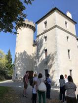 Groupe devant le chteau de l'Echelle